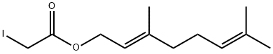 Iodoacetic acid (2E)-3,7-dimethyl-2,6-octadienyl ester|