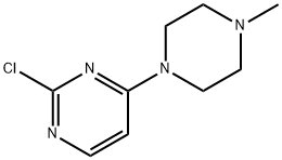 2-Chloro-4-(4-methylpiperazin-1-yl)pyrimidine Structure