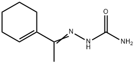 1-(1-Cyclohexen-1-yl)ethanone semicarbazone Struktur