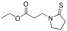 1-Pyrrolidinepropanoic  acid,  2-thioxo-,  ethyl  ester Structure