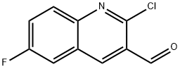 2-氯-6-氟喹啉-3-甲醛, 749920-54-5, 结构式