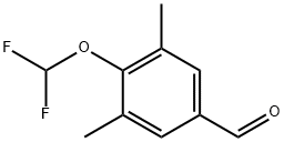 Benzaldehyde, 4-(difluoromethoxy)-3,5-dimethyl- (9CI) Structure