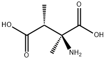 L-Aspartic acid, 2,3-dimethyl-, (3R)- (9CI) Struktur