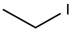 Ethyl iodide Struktur