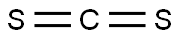 Carbon disulfide Struktur