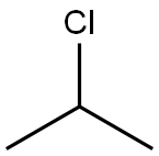 2-クロロプロパン 化学構造式