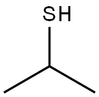 2-プロパンチオール 化学構造式