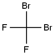 二溴二氟烷, 75-61-6, 结构式
