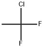 1-クロロ-1,1-ジフルオロエタン 化学構造式