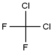 Dichlorodifluoromethane Structure