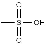 Methanesulfonic acid Structure