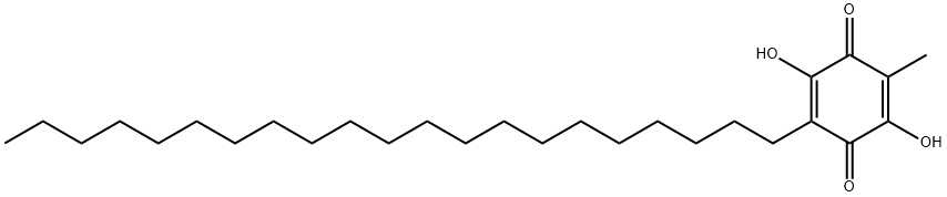 2-Henicosyl-3,6-dihydroxy-5-methyl-2,5-cyclohexadiene-1,4-dione Structure