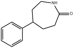 5-苯基氮杂环庚烷-2-酮 结构式