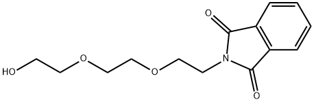 2-(2-(2-(2-羟基乙氧基)乙氧基)乙基)异二氢吲哚-1,3-二酮 结构式