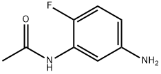 N-(5-アミノ-2-フルオロフェニル)アセトアミド 化学構造式