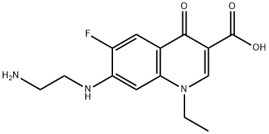 Desethylene Norfloxacin Hydrochloride Structure