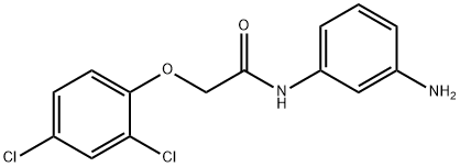 N-(3-Aminophenyl)-2-(2,4-dichlorophenoxy)acetamide 结构式