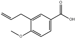 3-アリル-4-メトキシ安息香酸 化学構造式