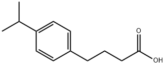 4-(4-イソプロピルフェニル)ブタン酸 化学構造式