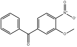 3′-メトキシ-4′-ニトロベンゾフェノン 化学構造式