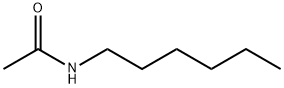 N-ヘキシルアセトアミド 化学構造式
