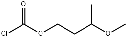 3-甲氧基丁基氯甲酸酯 结构式