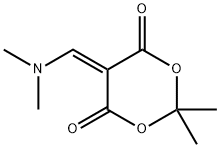 5-(二甲氨基亚甲基)-2,2-二甲基-1,3-二氧己环-4,6-二酮, 75039-60-0, 结构式