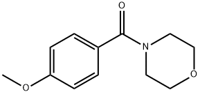 4-(4-メトキシベンゾイル)モルホリン 化学構造式