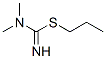 Carbamimidothioic acid, N,N-dimethyl-, propyl ester (9CI) Struktur
