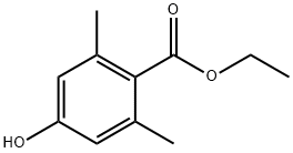 4-羟基-2,6-二甲基苯甲酸乙酯, 75056-98-3, 结构式