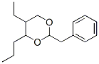 2-ベンジル-5-エチル-4-プロピル-1,3-ジオキサン 化学構造式