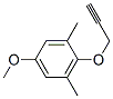 Benzene, 5-methoxy-1,3-dimethyl-2-(2-propynyloxy)- (9CI) Struktur