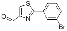 750624-69-2 2-(3-BROMO-PHENYL)-THIAZOLE-4-CARBALDEHYDE