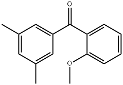 3,5-DIMETHYL-2'-METHOXYBENZOPHENONE Structure