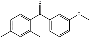 2,4-DIMETHYL-3'-METHOXYBENZOPHENONE Structure
