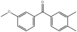 3,4-DIMETHYL-3'-METHOXYBENZOPHENONE Structure