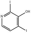 2,4-Diiodo-3-hydroxypyridine Structure