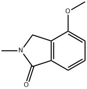 1H-Isoindol-1-one,2,3-dihydro-4-methoxy-2-methyl-(9CI) 化学構造式
