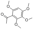 1-(2,3,4,6-四甲氧基苯基)乙烷-1-酮, 7508-05-6, 结构式