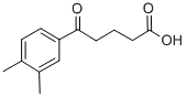 5-(3,4-DIMETHYLPHENYL)-5-OXOVALERIC ACID Struktur