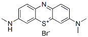 3-(ジメチルアミノ)-7-(メチルアミノ)フェノチアジン-5-イウム・ブロミド 化学構造式