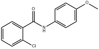 2-氯-N-(4-甲氧基苯基)苯甲酰胺, 7508-77-2, 结构式