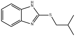 2-(Isobutylthio)-1H-benzimidazole Struktur