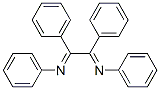 N,N'-ジフェニル-1,2-ジフェニルエタン-1,2-ジイミン 化学構造式