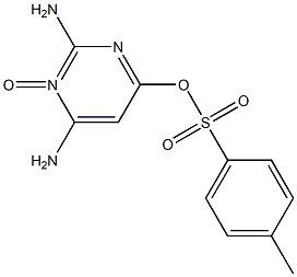 P-トルエンスルホン酸2,6-ジアミノ-4-ピリミジニル3-オキシド 化学構造式