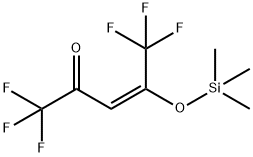 2-TRIMETHYLSILOXY-1,1,1,5,5,5-HEXAFLUOROPENT-2-ENE-4-ONE Struktur