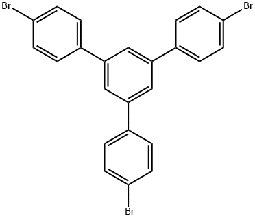 1,3,5-Tris(4-bromophenyl)benzene Struktur