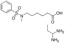 [6-[甲基(苯磺酰)氨基]己酸与N,N-二甲基-1,3丙二胺]的化合物, 75113-50-7, 结构式