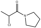 1-(2-クロロプロパノイル)ピロリジン 化学構造式