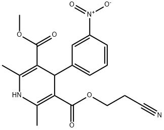 1,4-디하이드로-2,6-디메틸-4-(3-니트로페닐)-3,5-피리딘디카르복실산3-(2-시아노에틸)5-메틸에스테르
